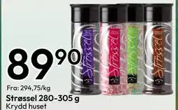 Gigaboks Strøssel 280-305 g, NOK 89.9 tilbud