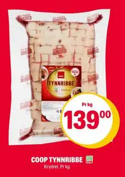 Coop Extra COOP TYNNRIBBE, NOK 139 tilbud