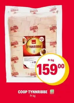 Coop Extra COOP TYNNRIBBE, NOK 159 tilbud