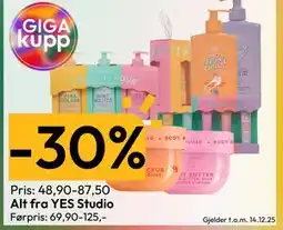 Gigaboks Alt fra YES Studio tilbud