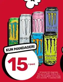 Matkroken All monster 0,5 l singel boks, NOK 15 tilbud