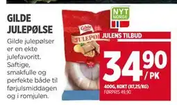 Meny GILDE JULEPØLSE, NOK 34.9 tilbud