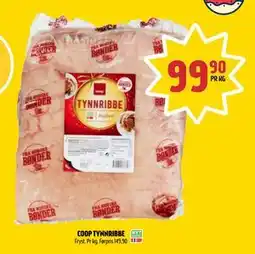 Coop Prix COOP TYNNRIBBE, NOK 99.9 tilbud