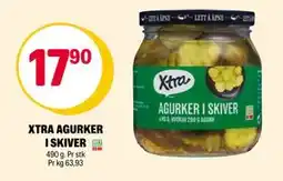 Coop Extra XTRA AGURKER I SKIVER, NOK 17.9 tilbud