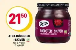 Coop Extra XTRA RØDBETER I SKIVER, NOK 21.5 tilbud
