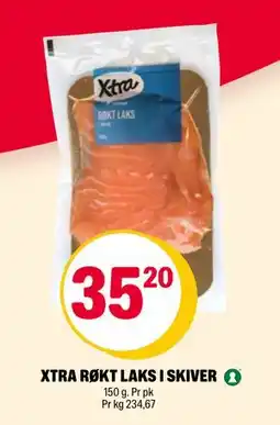Coop Extra XTRA RØKT LAKS I SKIVER, NOK 35.2 tilbud