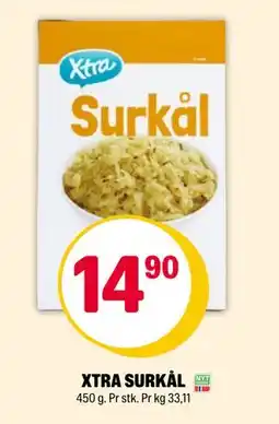Coop Extra XTRA SURKÅL, NOK 14.9 tilbud
