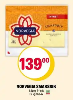 Coop Extra NORVEGIA SMAKSRIK, NOK 139 tilbud