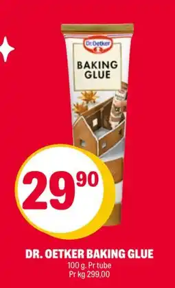 Coop Extra DR. OETKER BAKING GLUE, NOK 29.9 tilbud