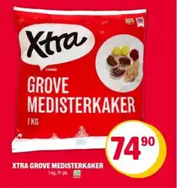 Coop Extra XTRA GROVE MEDISTERKAKER, NOK 74.9 tilbud