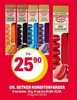 Coop Extra DR. OETKER KONDITORFARGER tilbud