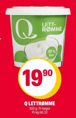 Coop Extra Q LETTRØMME, NOK 19.9 tilbud