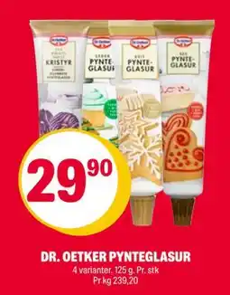 Coop Extra DR. OETKER PYNTEGLASUR, NOK 29.9 tilbud