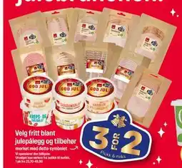Coop Extra Velg fritt blant julepålegg og tilbehør tilbud