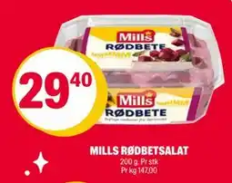 Coop Extra MILLS RØDBETSALAT, NOK 29.4 tilbud