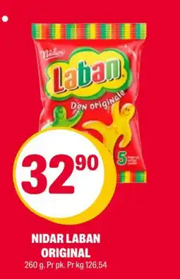 Coop Extra NIDAR LABAN ORIGINAL, NOK 32.9 tilbud