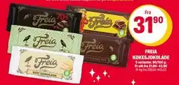 Coop Extra FREIA KOKESJOKOLADE tilbud