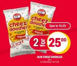 Coop Extra OLW CHEEZ DOODLES, NOK 25 tilbud