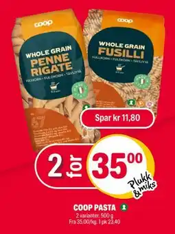 Coop Extra COOP PASTA, NOK 35 tilbud