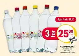 Coop Extra COOP SPRUDLE, NOK 25 tilbud