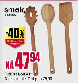 Europris TREREDSKAP, NOK 47.94 tilbud