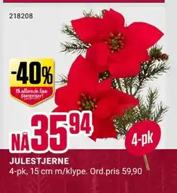 Europris JULESTJERNE, NOK 35.94 tilbud