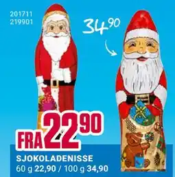 Europris SJOKOLADENISSE tilbud