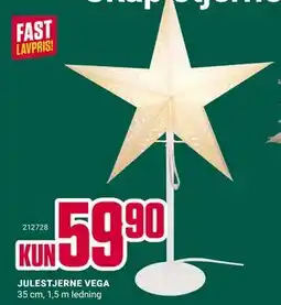 Europris JULESTJERNE VEGA, NOK 59.9 tilbud