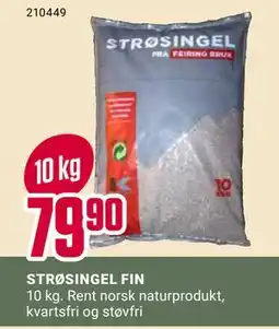 Europris STRØSINGEL FIN, NOK 79.9 tilbud