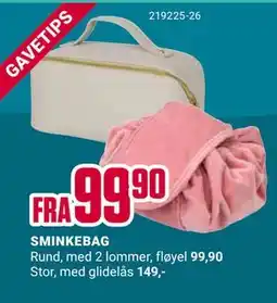 Europris SMINKEBAG tilbud