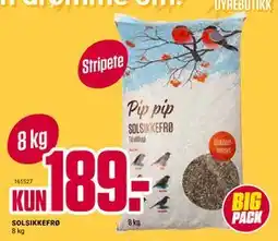 Europris SOLSIKKEFRØ, NOK 189 tilbud