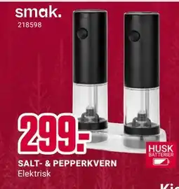 Europris SALT- & PEPPERKVERN, NOK 299 tilbud
