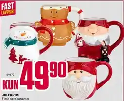 Europris JULEKRUS, NOK 49.9 tilbud