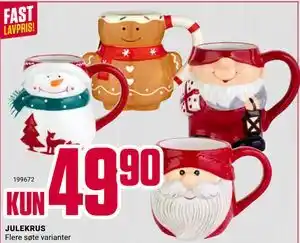 Europris JULEKRUS, NOK 49.9 tilbud