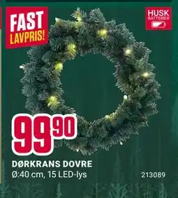 Europris DØRKRANS DOVRE, NOK 99.9 tilbud
