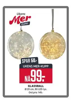 Europris GLASSBALL, App-pris tilbud