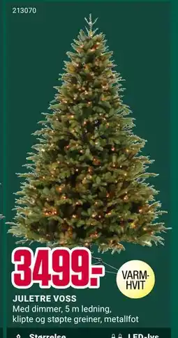 Europris JULETRE VOSS, NOK 3499 tilbud