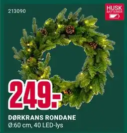 Europris DØRKRANS RONDANE, NOK 249 tilbud