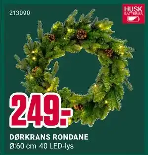 Europris DØRKRANS RONDANE, NOK 249 tilbud