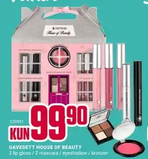 GAVESETT HOUSE OF BEAUTY, NOK 99.9