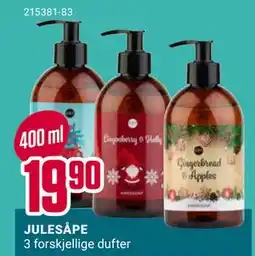 Europris JULESÅPE, NOK 19.9 tilbud