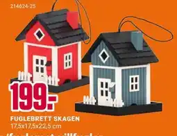 Europris FUGLEBRETT SKAGEN, NOK 199 tilbud