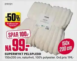 Europris SUPERMYKT PELSPLEDD, NOK 99 tilbud