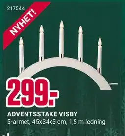 Europris ADVENTSSTAKE VISBY, NOK 299 tilbud