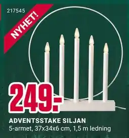 Europris ADVENTSSTAKE SILJAN, NOK 249 tilbud