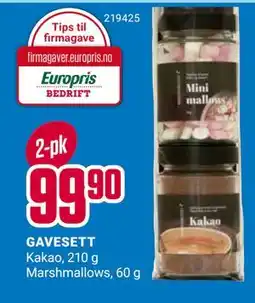 Europris GAVESETT, NOK 99.9 tilbud