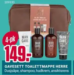 Europris GAVESETT TOALETTMAPPE HERRE, NOK 149 tilbud