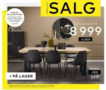 Skeidar Chicago spisestol i grå PU, sortlakkerte ben tilbud