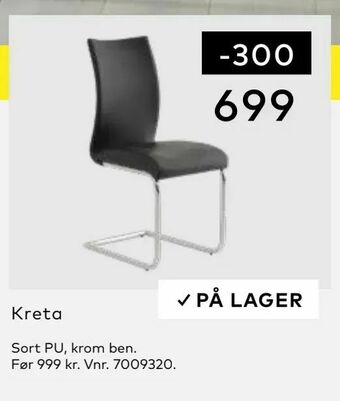 Skeidar Spisestoler tilbud