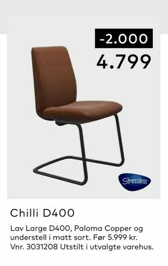 Skeidar Chilli D400 tilbud